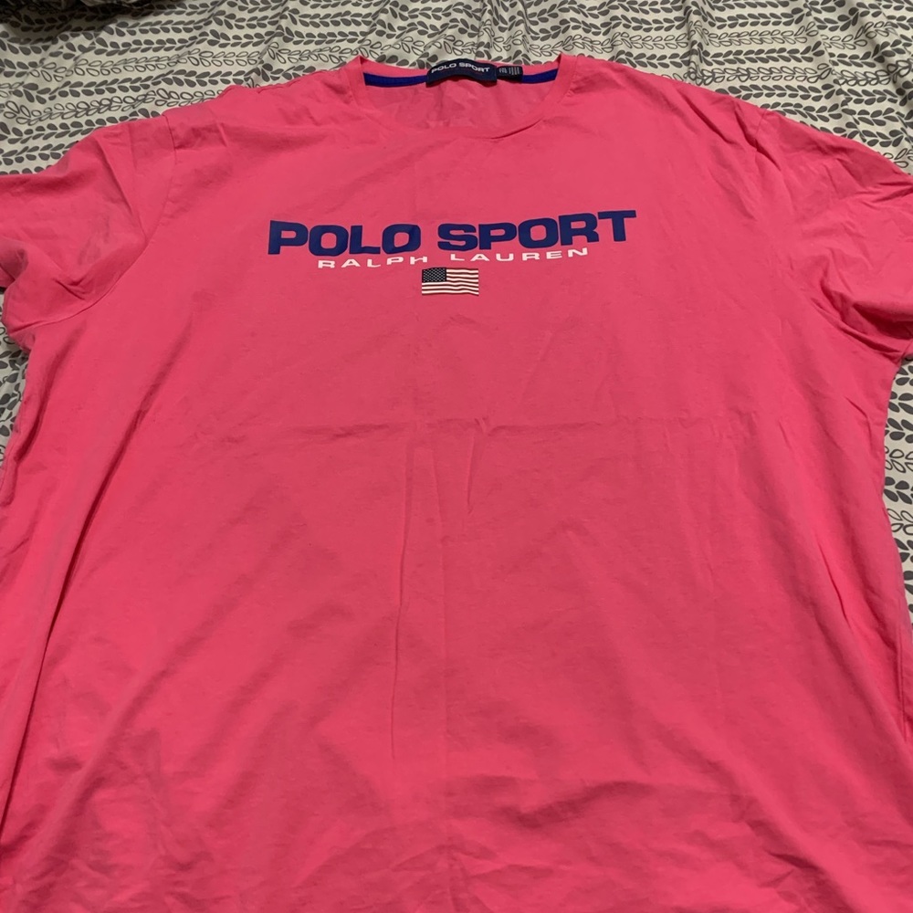 Men’s pink polo sport XXL T Shirt